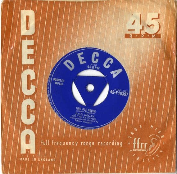 Joan Regan - This Ole House/Can This Be Love (F 10397) Ex