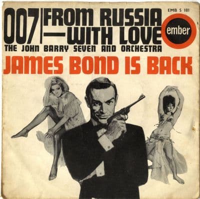 John Barry  Seven,The - From Russia With Love/007 (S 181)