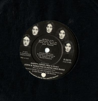 John Lennon - Plastic Ono Band - Happy Xmas (War Is Over)/Listen,The Snow Is Falling (R 5970)