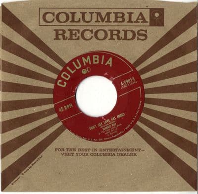 Johnnie Ray - Don't Say Love Has Ended/Gee But I'm Lonesome (4-39814)