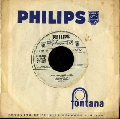 Johnnie Ray - Look Homeward Angel/You Don't Owe Me A Thing (JK 1004)  1955 Jukebox Promo