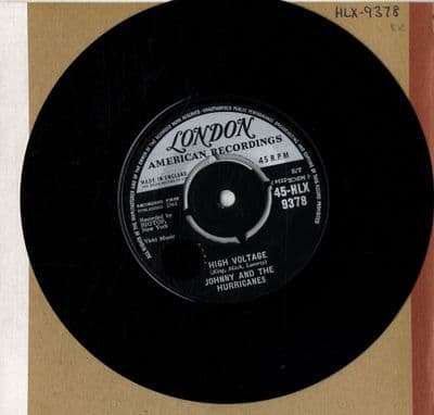 Johnny And The Hurricanes - High Voltage/Old Smokie (HLX 9378)  Ex