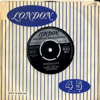 Johnny And The Hurricanes - Minnesota Fats/Come On Train (HLX 9617) M-