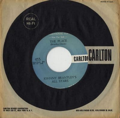 Johnny Brantley's All Stars - The Place/Pot Luck (453) Promo