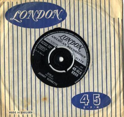 Johnny Burnette - Girls/I've Got A Lot Of Things To Do (HLG 9388)