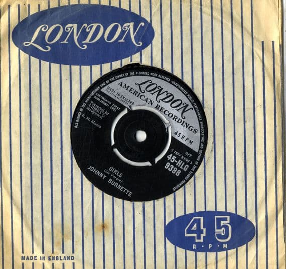 Johnny Burnette - Girls/I've Got A Lot Of Things To Do (HLG 9388)