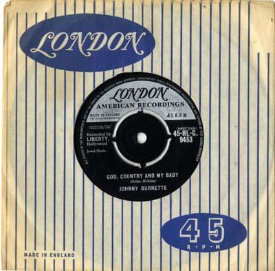 Johnny Burnette - God, Country And My Baby/Honestly I Do (HL-G 9453)
