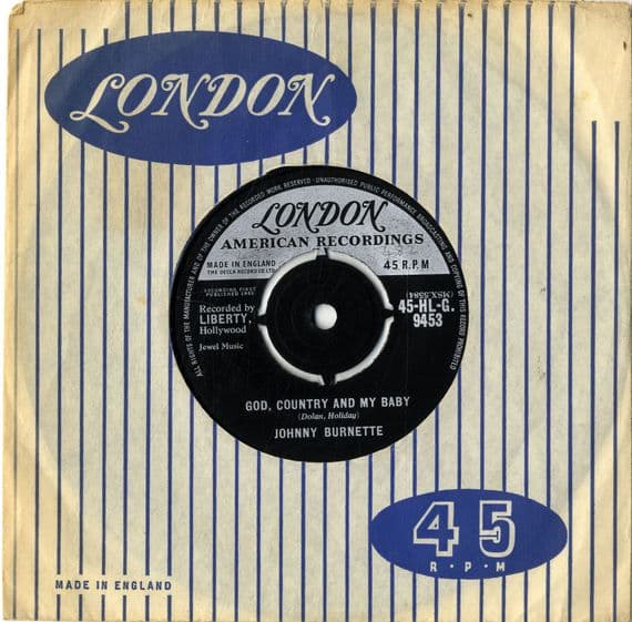 Johnny Burnette - God, Country And My Baby/Honestly I Do (HL-G 9453)