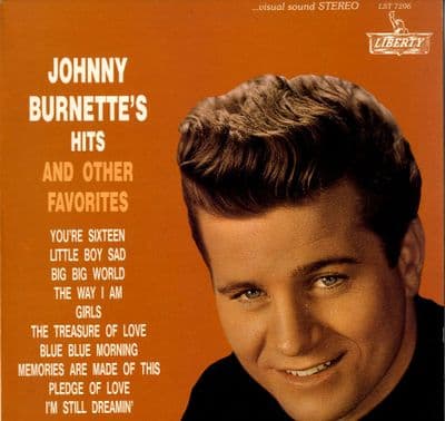 Johnny Burnette - Hits And Other Favorites (LST 7206) 20 Track Re-Issue