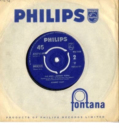 Johnny Cash - The Rebel - Johnny Yuma/Forty Shads Of Green (PB 1148)