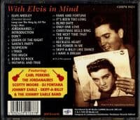 Johnny Earle -With Elvis In Mind - A True Dedication -  UK CD