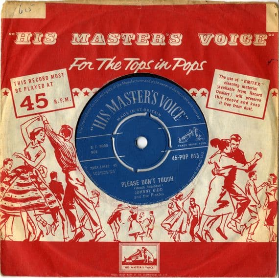 Johnny Kidd and The Pirates - Please Don't Touch/Growl (Pop 615)