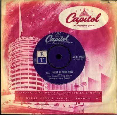 Johnny Otis Show,The - All I Want Is Your Love/The Light Still Shines In My Window (CL 14837)