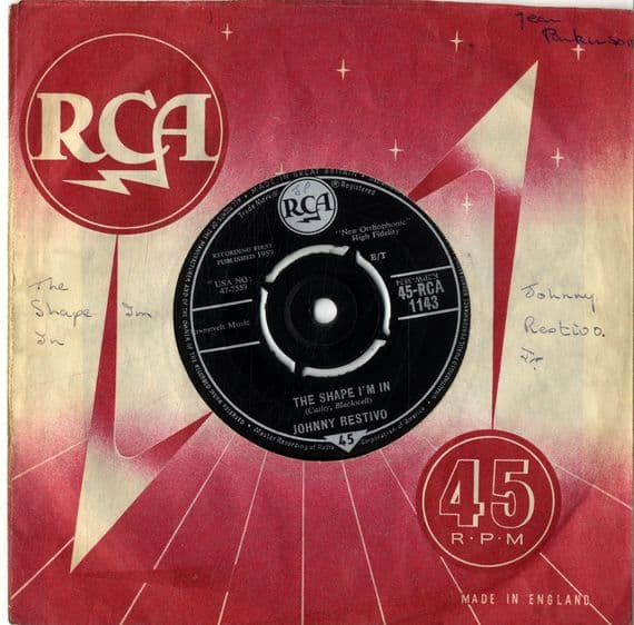 Johnny Restivo - The Shape I'm In/Ya-Ya (1143) Ex