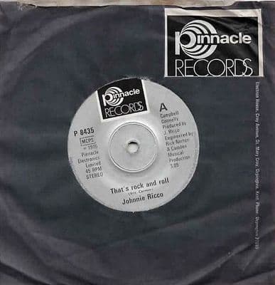 Johnny Ricco - That's Rock An Roll/Cruisin' (P 8435) M-
