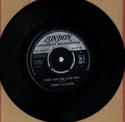 Johnny Tillotson - Funny How Time Slips Away/A Very Good Year For Girls (HLA 9811)
