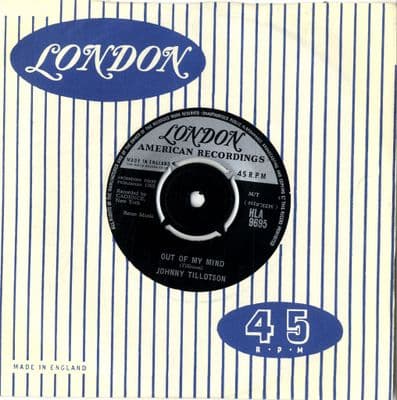 Johnny Tillotson - Out Of My Mind/Judy, Judy, Judy (HLA 9695) M-
