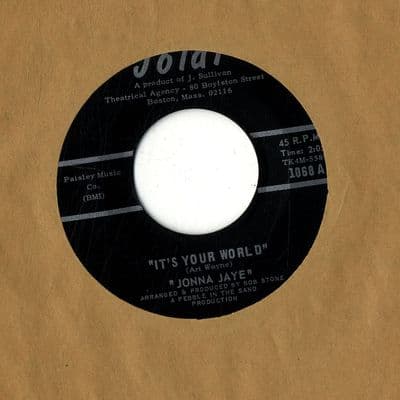 Jonna Jaye - It's Your World/He's Not Your Kind (1068) Ex