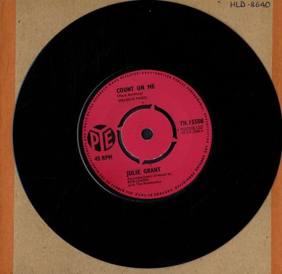 Julie Grant - Count On Me/Then, Only Then (7N 15508)