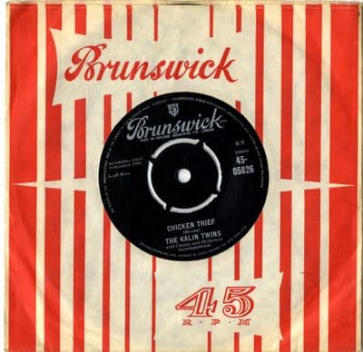 Kalin Twins,The - Chicken Thief/Loneliness (05826) Ex