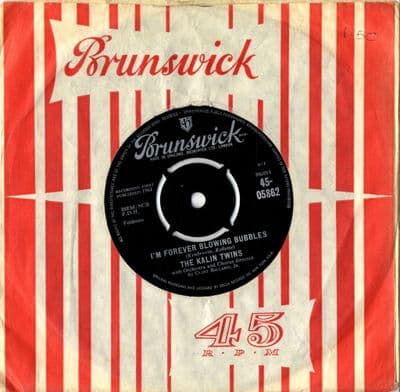 Kalin Twins,The - I'm Forever Blowing Bubbles/One More Time (05862)