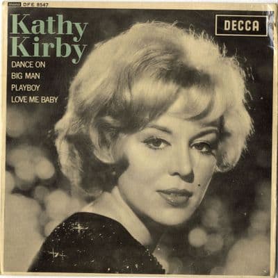 Kathy Kirby - Dance On - Playboy  (DFE 8547)