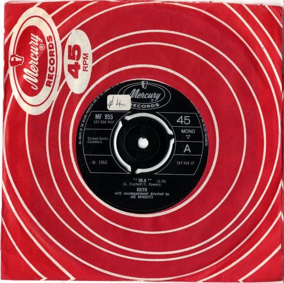 Keith - 98.6/The Teeny Bopper Song (MF 955) M-
