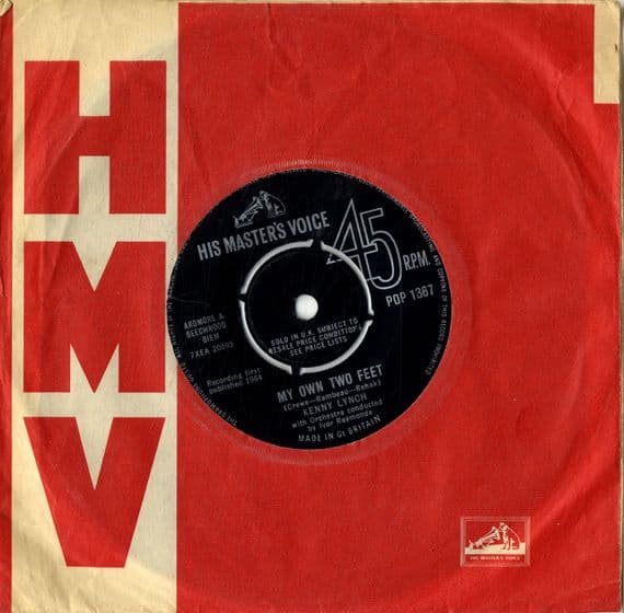 Kenny Lynch - My Own Two Feet/So Much To Love You For (Pop 1367) Ex