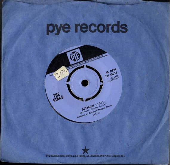 Kinks,The - Apeman/Rats (7N 45016) M-