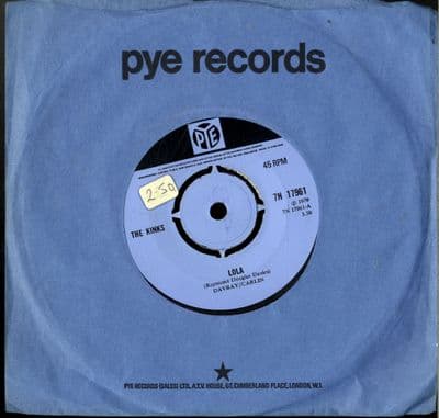 Kinks,The - Lola/Berkeley Mews (7N 17961) Ex