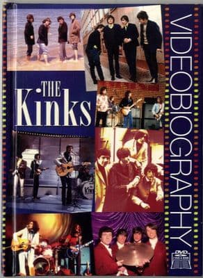 KINKS,THE - VIDEOBIOGRAPHY - RARE 2 x DVD AND BOOK SET - AS NEW