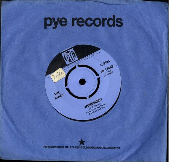 Kinks,The - Wonderboy/Polly (7N 17468) M-