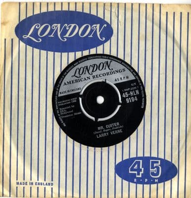 Larry Verne - Mr. Custer/Okeefenokee Two Step (HLN 9194)