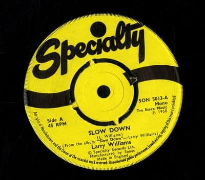 Larry Williams - Slow Down/High School Dance (5013) M-