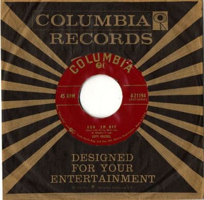 Lefty Frizzell - Run 'Em Off/The Darkest Moment  (4-21194) Early Issue