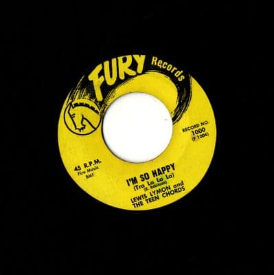 Lewis Lymon and The Teenchords - I'm So Happy/Lydia (1000)