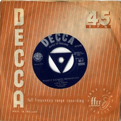 Little Johnny  and The Three Teenagers - Rickety Rackety Rendezvous/baby Lover (F 10990)