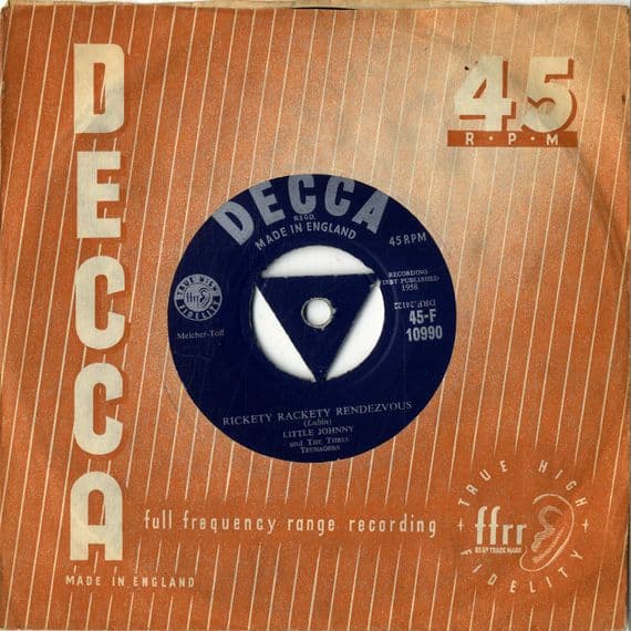Little Johnny  and The Three Teenagers - Rickety Rackety Rendezvous/baby Lover (F 10990)