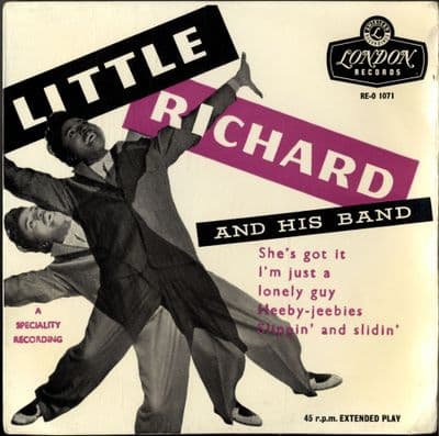 Little Richard - And His Band (RE-O 1071) Tri Gold Print Label