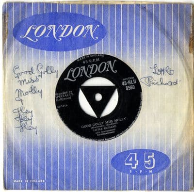 Little Richard - Good Golly Miss Molly/Hey-Hey-Hey-Hey  (HLU 8560)