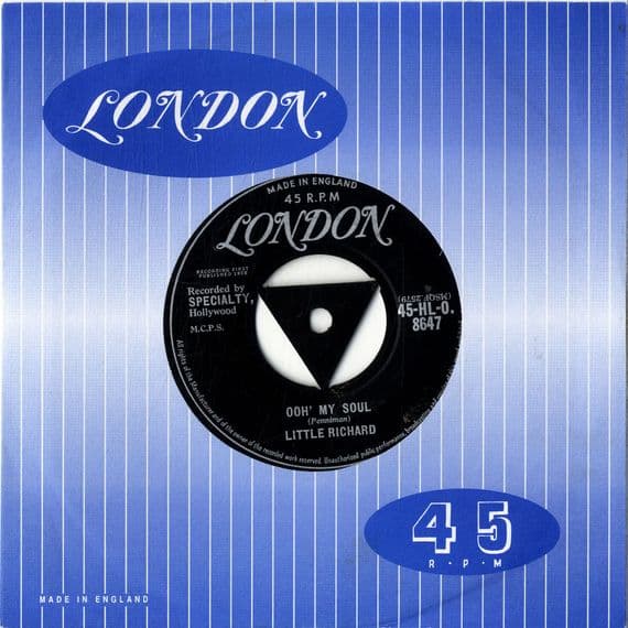 Little Richard - Ooh! My Soul/True Fine Mama (HL-0 8647)