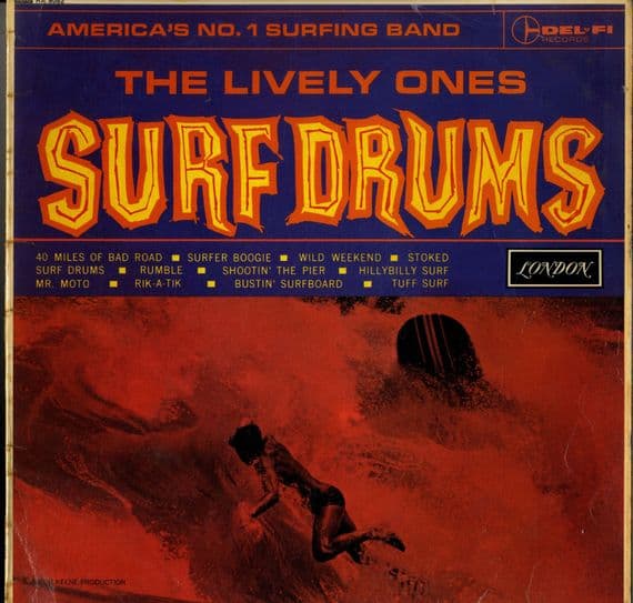 Lively Ones,The - Surf Drums (HA 8082)