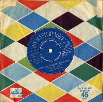 LLoyd Price - Where Were You On Our Wedding Day/Is It Really Love (Pop 598)