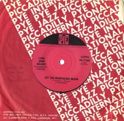 Long John Baldry - Let The Heartaches Begin/Annabella (17385) Solid Centre
