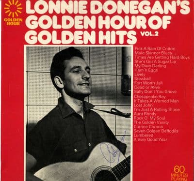 Lonnie Donegan - Golden Hour Of Golden Hits Vol. 2 (GH 565) Autographed - M-/M-