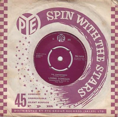 Lonnie Donegan - The Comancheros/Ramblin' Round (7N 15410)