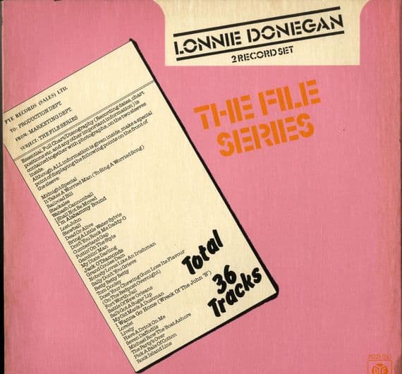 Lonnie Donegan - The File Series -  2 x LP Set (Fild 011) Ex/M-