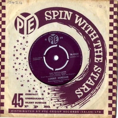 Lonnie Donegan - The Party's Over/Over the Rainbow (7N 15424)