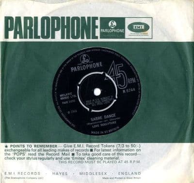 Love Sculpture - Sabre Dance/Think Of Love (R 5744)