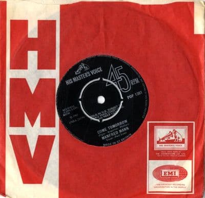 Manfred Mann - Come Tomorrow/What Did I Do Wrong (Pop 1381)